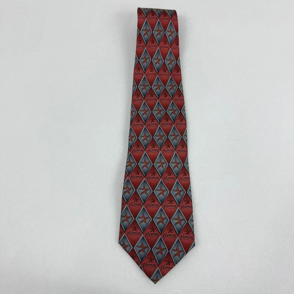 Houston Astros‎ MLB Baseball Team Silk Necktie Mens Eagle Neckwear